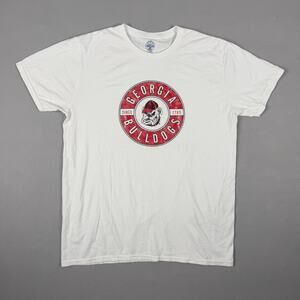 Georgia Bulldogs Rivalry Threads Distressed Graphic Tee Men’s L college gameday